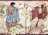 tanzende Etrusker, Grab Tarquinia