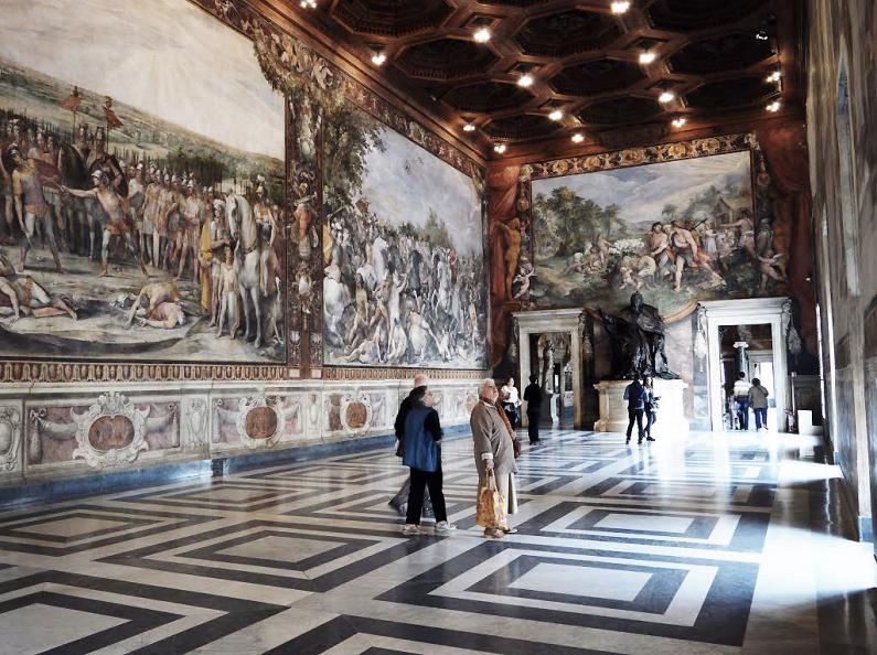 Saal der Horatier und Curiatier und den Kapitolinischen Museen in Rom