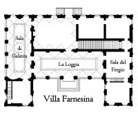 Villa Farnese Plan 1.Stock