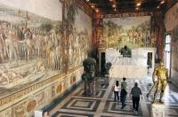 Saal der Horatier und Curiatier in den kapitolinischen Museen in Rom